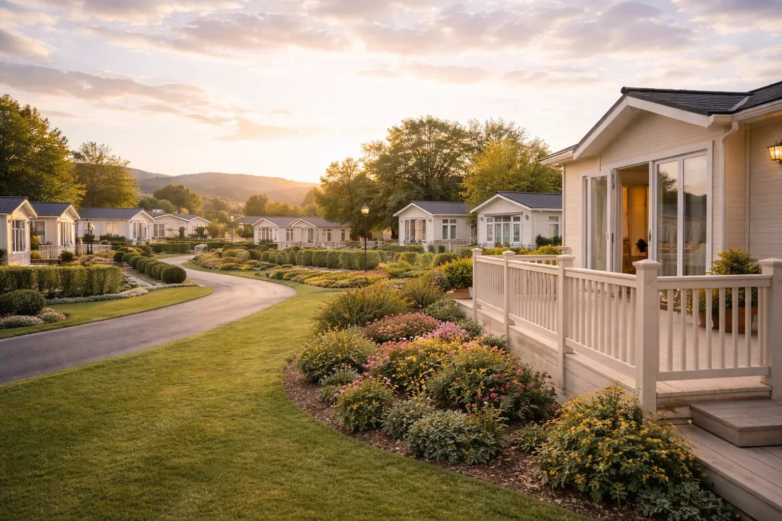 Parks maintain communal areas; fees vary by site.